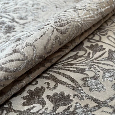 Cortina Cojín Tapizado Tela Chenilla Marrón Visón iLiv Tiverton 2 Metros Foto 1 de 4