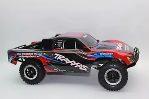 Traxxas TRX 58134-4 Slash Red Brushless 2WD 1/10 short Course Truck Clipless - Picture 1 of 17