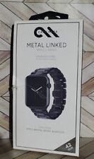 Case-Mate Metal Link Apple Watch 1-6 Se 42/44mm Stainless Steel Band - Black ⚫️ 