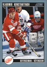 1992-93 Score Canadian Hockey Card #31 Vladimir Konstantinov