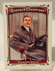 2013 Goodwin Champions CHARLES ROLLS ROYCE #192 SUPER SHORT PRINT