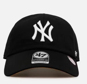 47 NEW YORK YANKEES BLACK CLEAN UP Baseball Cap B-RGW17GWS-BKD - Picture 1 of 4