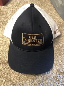 Old Forester American Whiskey Bourbon Liquor Men's Snapback Black/ White Hat Cap - Picture 1 of 7