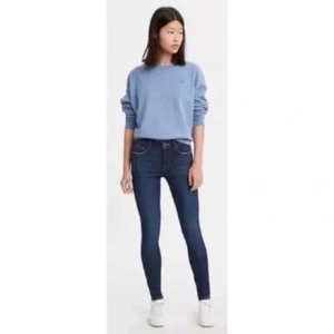 Levi's Dark Wash 710 Super Skinny Skinny Jeans 26 - Picture 1 of 8