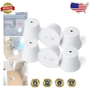 Compact 6-Pack Water Leak Alarm with 95 dB Alert - Factory Installed Battery - Picture 1 of 9