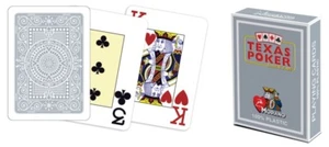 Modiano - Texas Hold'em Poker 100% Plastic Playing Cards, 2 Pip, Jumbo Index - Picture 1 of 9