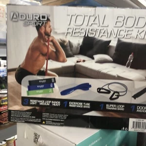 NUEVO ADURO SPORT Kit Bandas de Resistencia de Cuerpo Total, Super Lazo, Anclaje de Puerta. S12 - Imagen 1 de 2