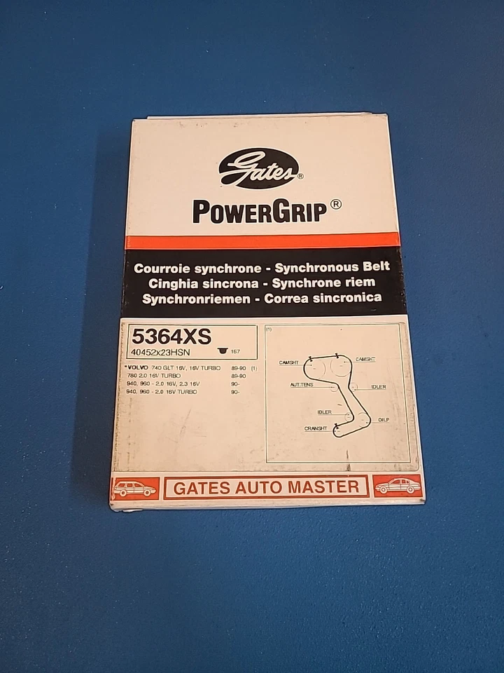 CORREA DE DISTRIBUCIÓN GATES 5364XS PARA VOLVO 740 940 960 == ENVÍO EL MISMO DÍA Foto 1 de 1