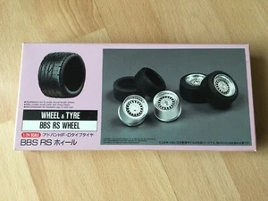 Vintage FUJIMI 1/24 BBS RS 500 19141 Wheels Tyres Tire Set Rare Brand New - Picture 1 of 3