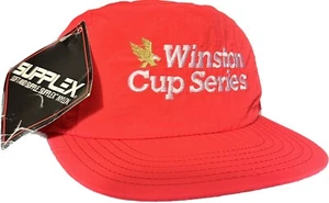 Winston Cup Series Hats (Set Of 10) Wholesale Red SnapBack VTG 90’s Deadstock - Picture 1 of 4