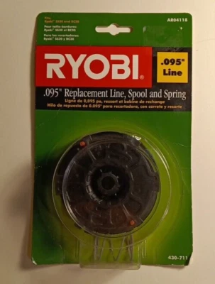Ryobi AR04118 .095 Replacement Line, Spool, And Spring For SS30 & BC30 - Image 1 of 4