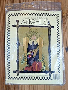 VTG Banar Designs Four Seasons Angels Cross Stitch Kit FSA-50626 - Fall Angel - Picture 1 of 2