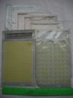 Lot of 9 Virnex Assorted Decals, Sill Stripe Hash, for Athearn SW-1500, HO Scale