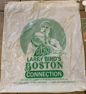 LARRY BIRD’s Boston Connection Large Plastic Bag CELTICS Allen Hackney - Picture 1 of 1