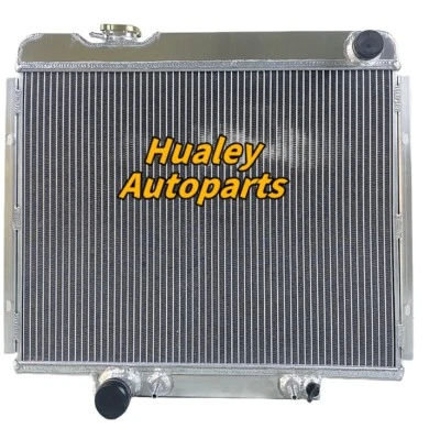 Radiador de aluminio completo de 3 filas para Ford Custom 1965-1966, Galaxie 500, LTD, Comet Foto 1 de 4