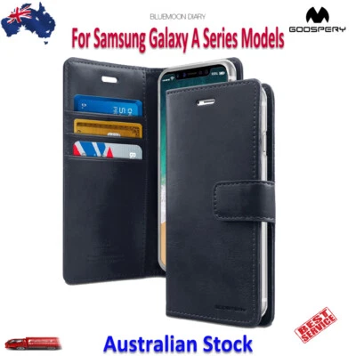 Capa carteira diário Goospery Bluemoon com slots para cartão Samsung Galaxy série A - Imagem 1 de 4