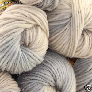 NEW Lot of 6 x50g balls Chunky Hand Coarse Knitting Rainbows Wool Quick Yarn 805 - Picture 1 of 4