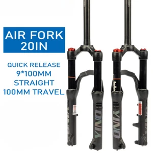 20inch Folding Bike E-Bike Air Suspension Front Forks Quick Release 9*100mm - Picture 1 of 16