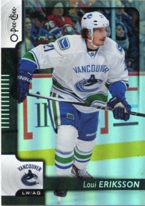 17/18 O-PEE-CHEE OPC BLACK RAINBOW #69 LOUI ERIKSSON 007/100 CANUCKS *45881