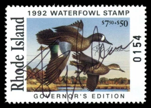 RI4Gs — 1992 Rhode Island Hand-signed Governor Edition - Picture 1 of 1