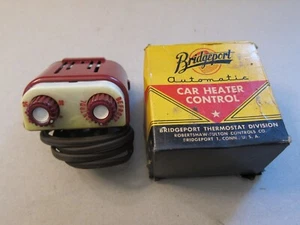 Nuevo de lote antiguo Bridgeport década de 1940 control automático de calefacción para automóvil caja original - Imagen 1 de 13