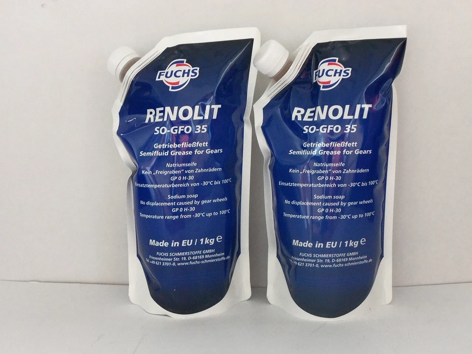 10,90€/kg Fuchs Renolit Getriebefließfett GFO 35 2 x 1 kg