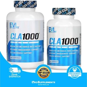 EVLUTION NUTRTITION CLA 1000, Stimulant Free Weight Management Softgels, 2 Sizes - Picture 1 of 16