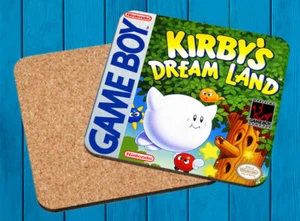 KIRBY'S Dream Land Nintendo Game Boy Coaster Wood Wooden Coasters - Picture 1 of 1