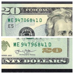 🇺🇸 ERROR 2013 $20 ♚♚MISMATCHED S/N ERROR♚♚ PMG SUPERB GEM UNC 67 EPQ AMAZING! - Picture 1 of 3
