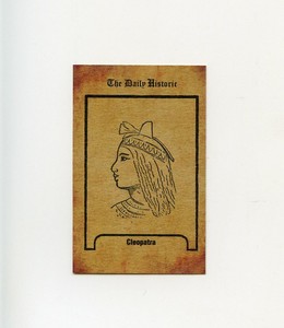 #LK.0135 CLEOPATRA The Daily Historic Trade Card RARE