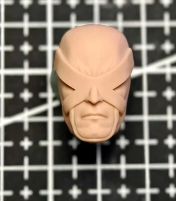 Casco modelo cabeza esculpida cabeza masculina cíclope 1/6 sin pintar para figura de acción de 12" Foto 1 de 3