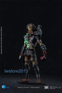 Hiya Toys 1:18 LP0056 Predator Battle Damage Jungle Hunter PVC 11cm Action Figur - Picture 1 of 6