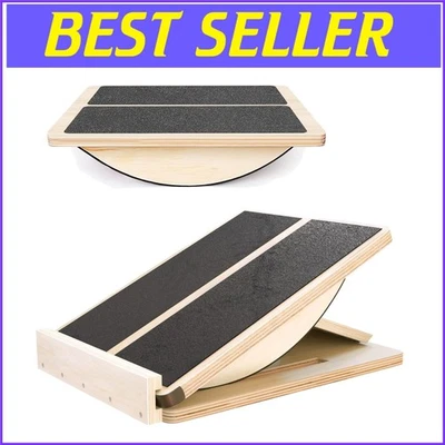 Tabla de equilibrio y inclinación ajustable compacta - antideslizante, ideal para el hogar y el gimnasio Foto 1 de 4