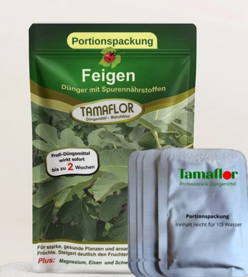 TAMAFLOR Dünger Feigendünger, Feigen Ficus, Pflanzendünger 5 Portionsbeutel für 50 l
