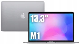 Apple MacBook Air 13 A2337 M1 8GB 256GB SSD NVMe RETINA Mac OS SPACE GRAY - Zdjęcie 1 z 21
