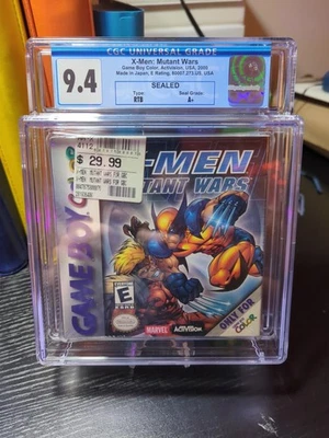 X-Men Mutant Wars Game Boy Color Sealed Game CGC 9.4 A+ Seal Grade 2000 - Image 1 of 4