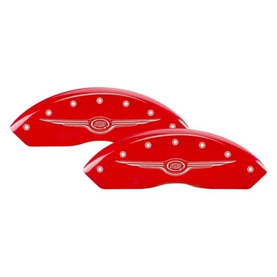 For Chrysler Pacifica 04-08 Caliper Covers Gloss Red Caliper Covers w Chrysler Foto 1 de 3