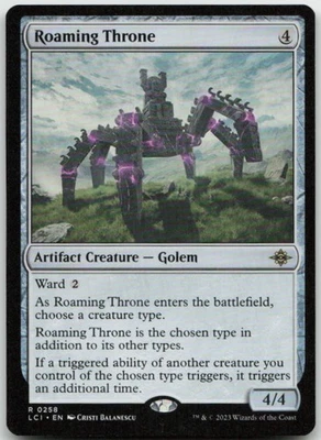 MTG Roaming Throne R The Lost Caverns of Ixalan 258 LP - Image 1 of 2