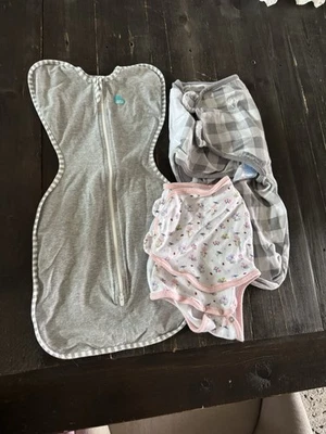 Lote de 3 pañales Love to Dream Swaddle Me Foto 1 de 3