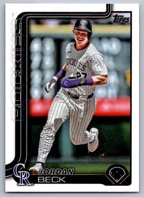2025 Topps Jordan Beck Colorado Rockies #139 - Image 1 of 2