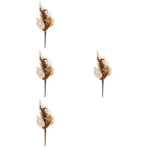Set 4 Mazzi di Fiori Artificiali Giocattolo da Sposa Tulipani Damigella d'Onore - Foto 1 di 12