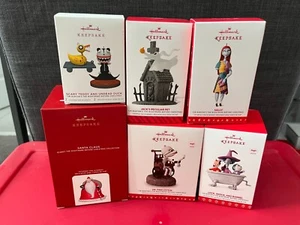 NIGHTMARE BEFORE CHRISTMAS Hallmark Ornaments (Sally, Teddy, Zero, Santa, Fink) - Bild 1 von 4