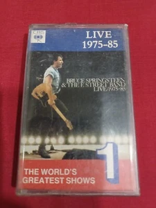 Bruce Springsteen Live 1975-85 Street Band RARE orig Cassette tape INDIA 2003 - Picture 1 of 3