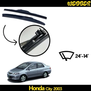 Wind Shield Wiper Blades fit for Honda City 2003 24' / 14' - Picture 1 of 3