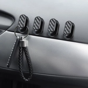 4× Mini Hooks Car Dashboard Storage Clip Holder Hanger Car Interior Accessories - Bild 1 von 12