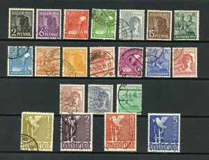 KMC4076-Germany #557-577 & #571a (G446) Comp 1947-8 Workers Reaching for Peace - Picture 1 of 1