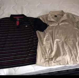 Men’s Lightweight Golf Jacket / Coat By GREG NORMAN + DUNLOP Polo Top - Size XL - Picture 1 of 14