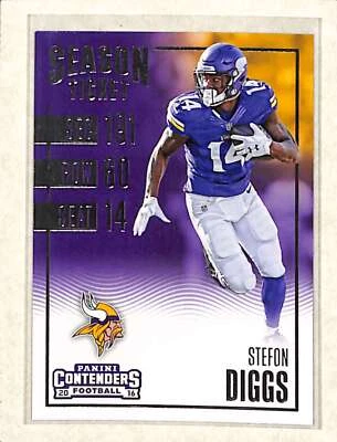 2016 Panini Contenders #38 Stefon Diggs  EX - Image 1 of 2