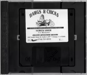 Hawgs & Chicks 3.5" Floppy Diskette Screen Saver By Creative Reflections Imaging - Picture 1 of 3
