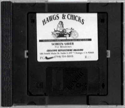 Hawgs & Chicks 3.5" Floppy Diskette Screen Saver By Creative Reflections Imaging - Image 1 of 3